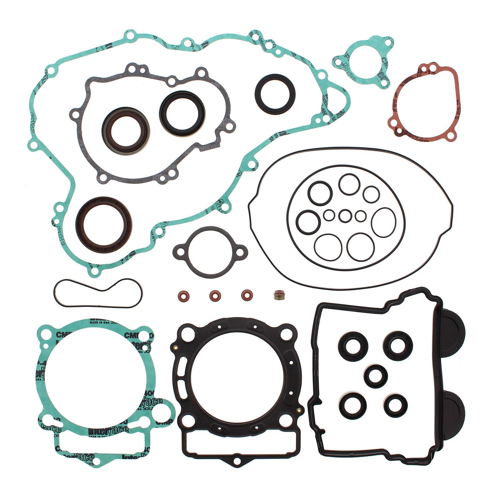 New VERTEX Engine Complete Gasket Set With Oil Seals For Ktm #VER811339