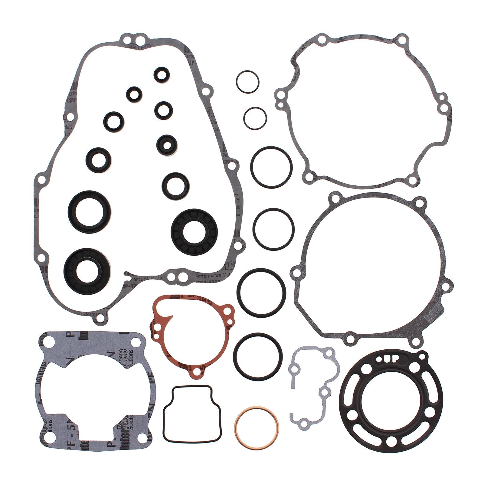 New VERTEX Engine Complete Gasket Set With Oil Seals For Kawasaki #VER811414