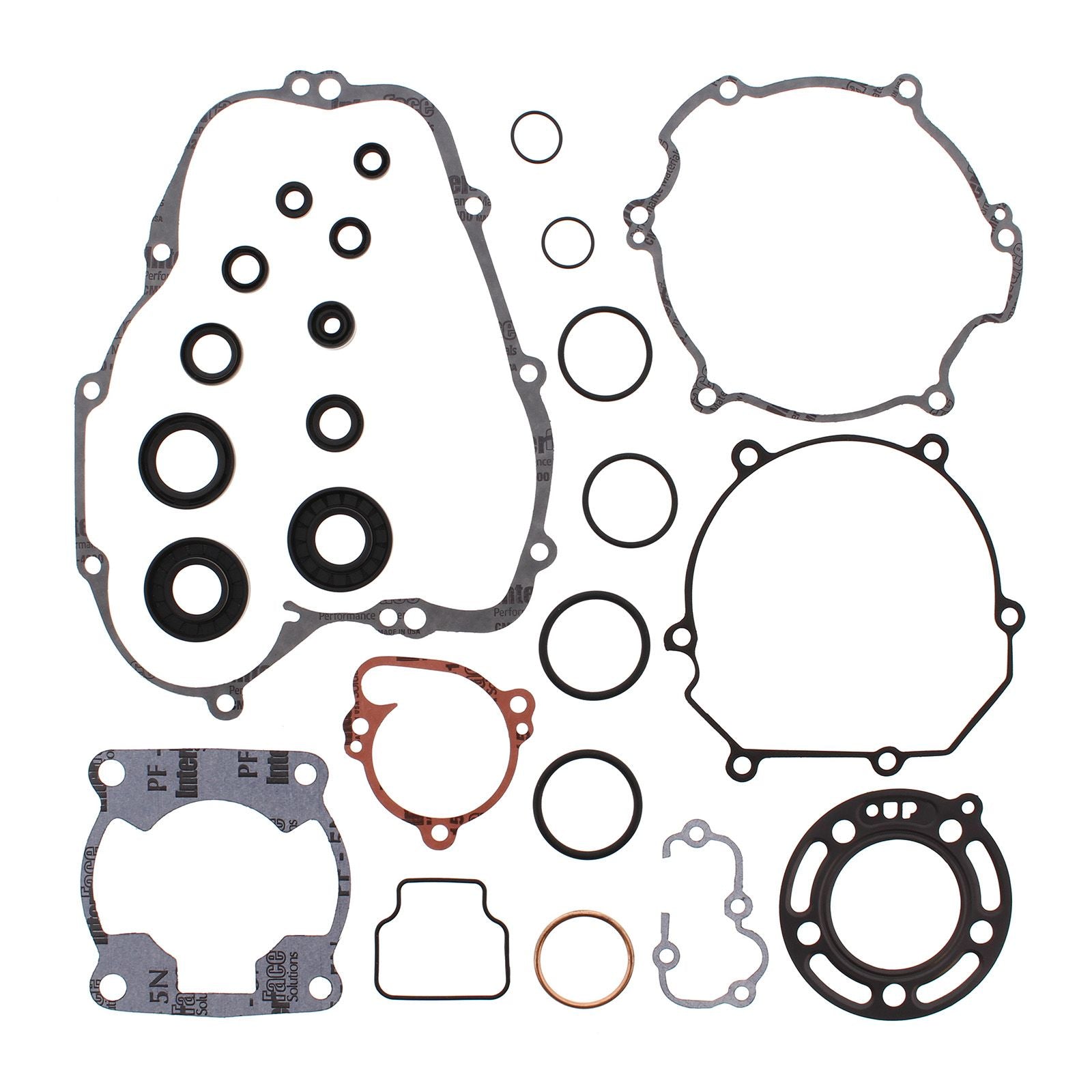 New VERTEX Engine Complete Gasket Set With Oil Seals For Kawasaki #VER811419