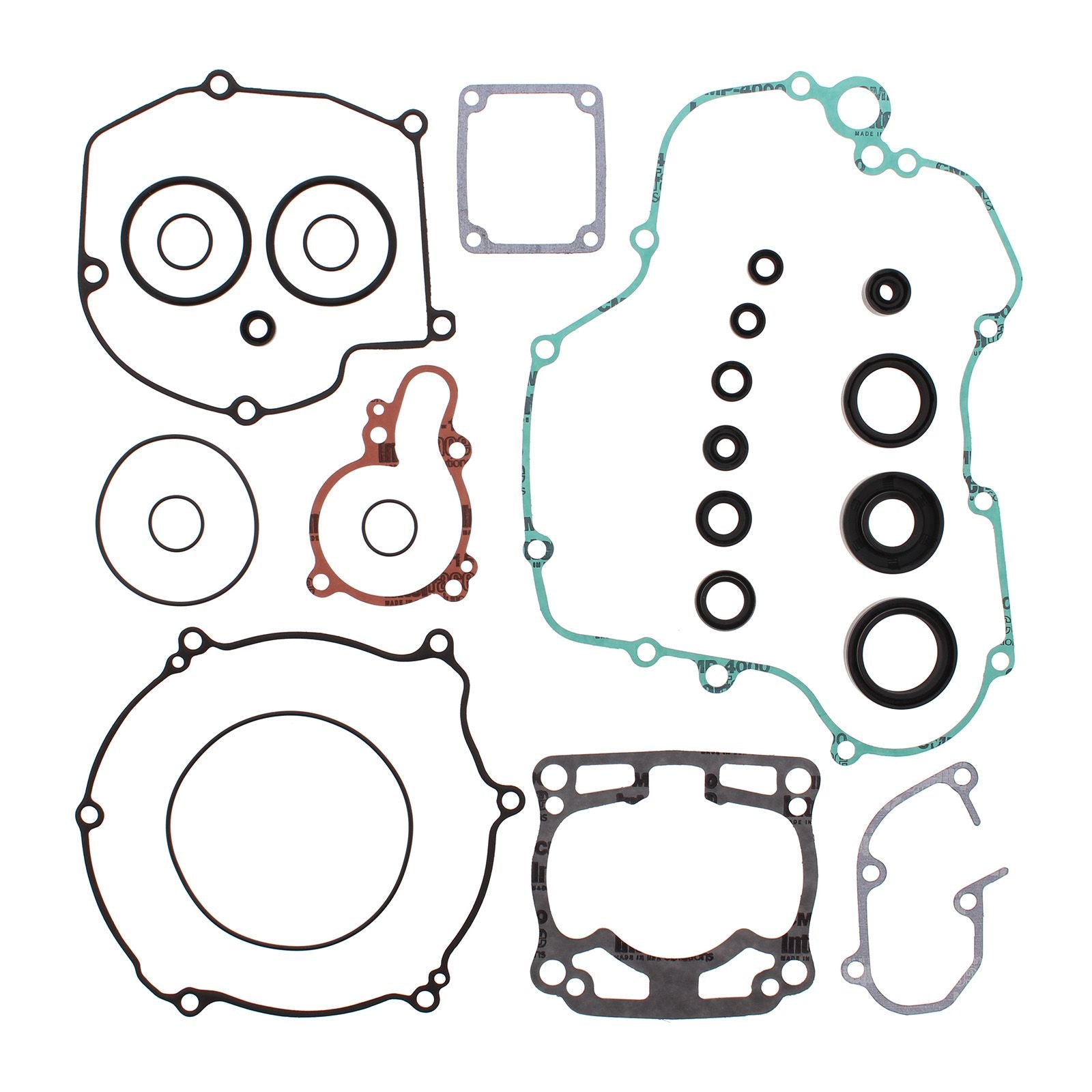 New VERTEX Engine Complete Gasket Set With Oil Seals For Kawasaki #VER811430