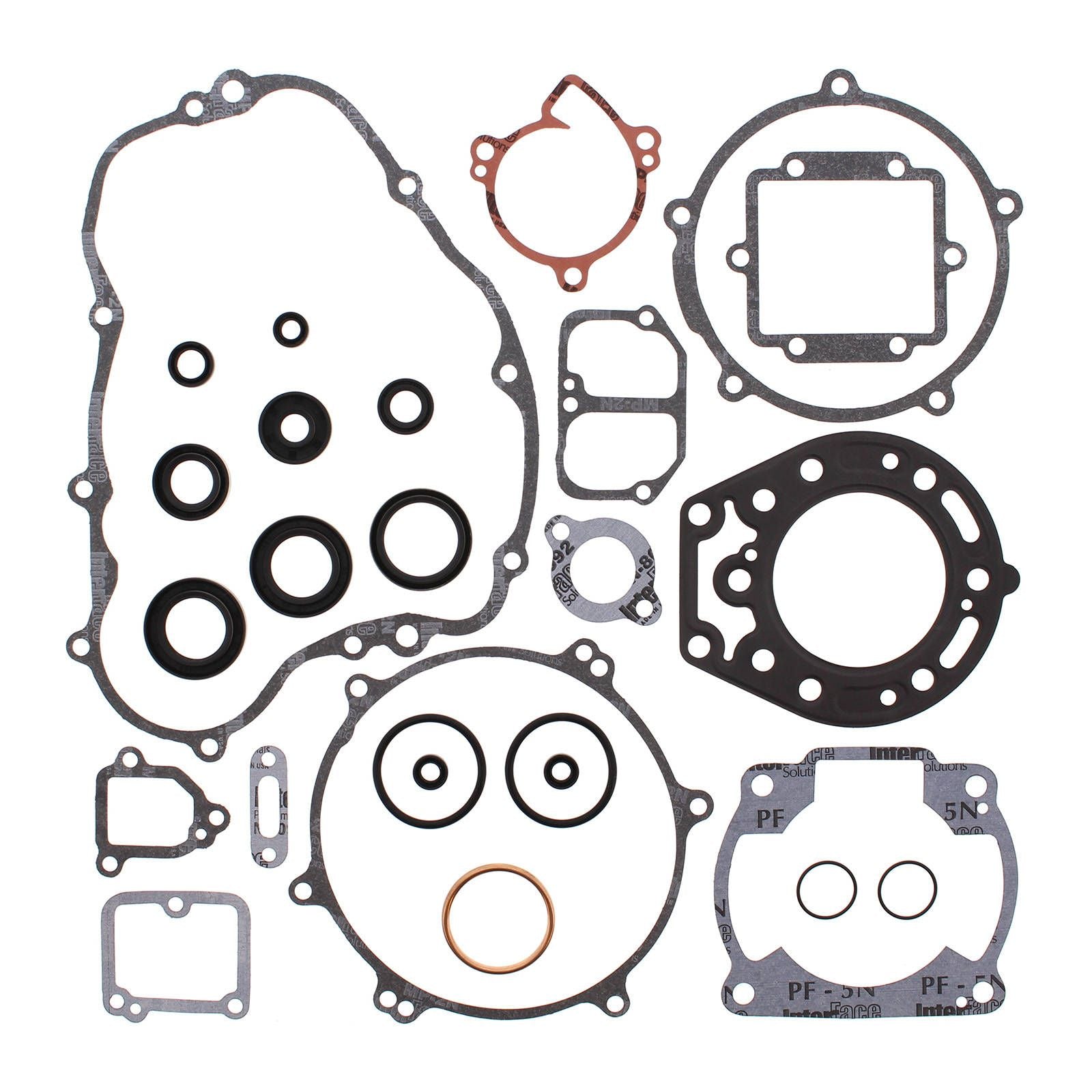 New VERTEX Engine Complete Gasket Set With Oil Seals For Kawasaki #VER811442