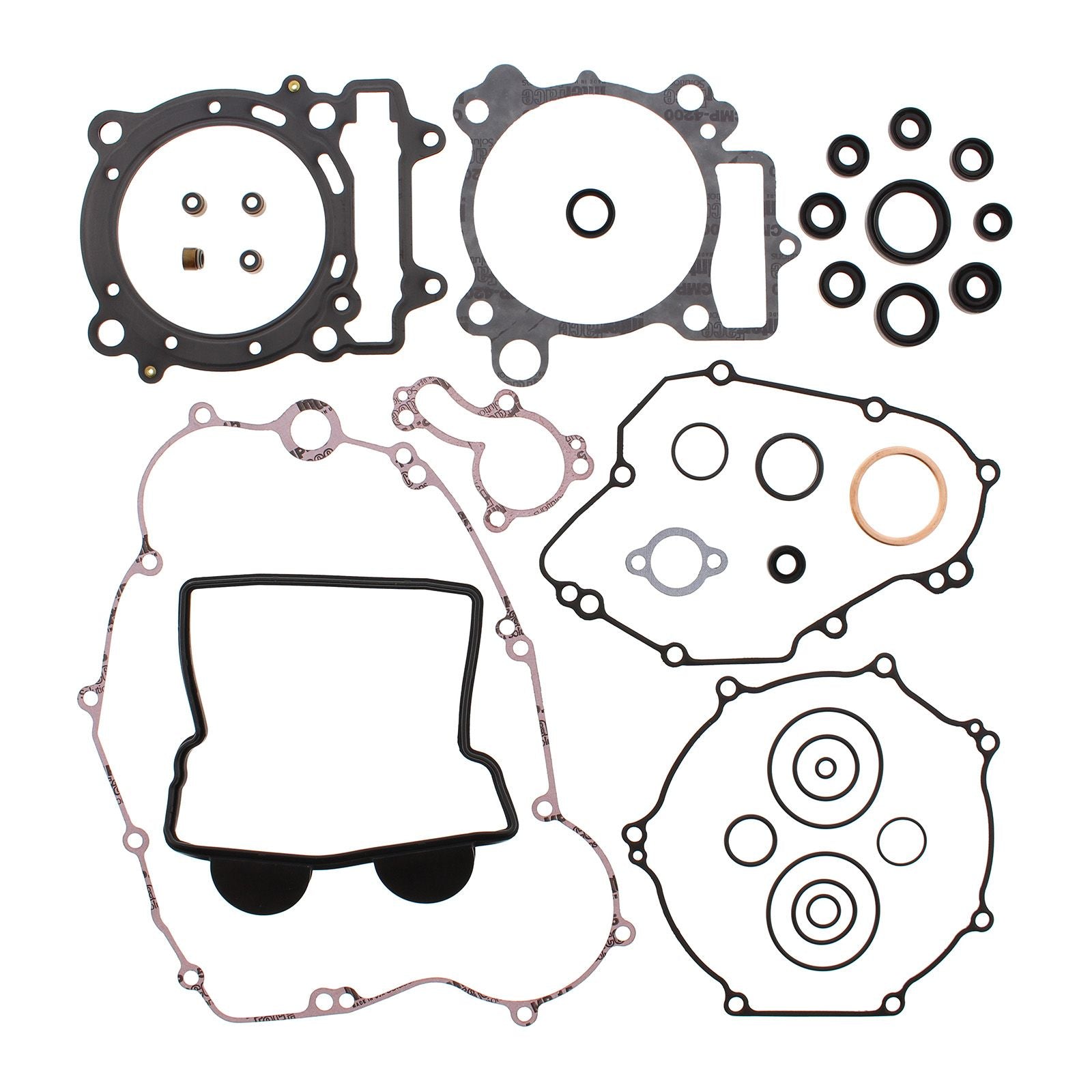 New VERTEX Engine Complete Gasket Set With Oil Seals For Kawasaki #VER811469