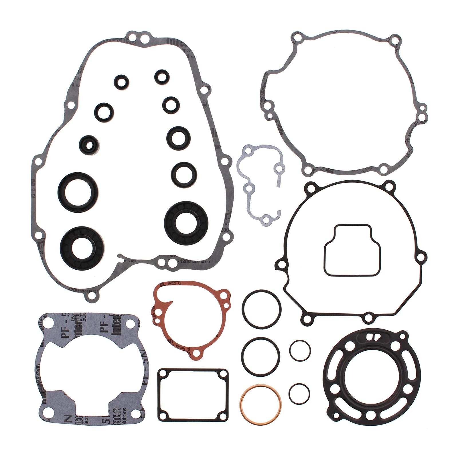 New VERTEX Engine Complete Gasket Set With Oil Seals For Kawasaki #VER811483