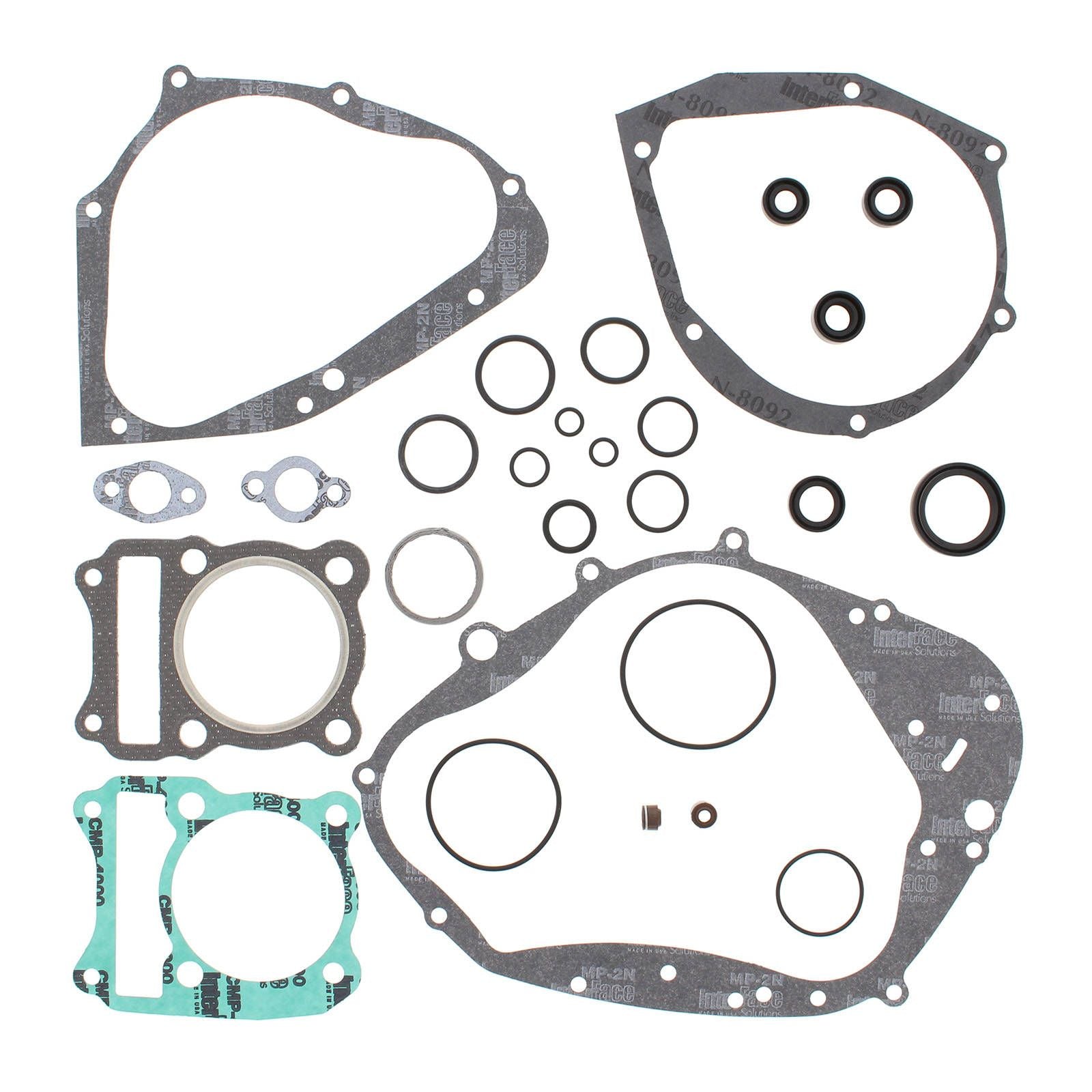 New VERTEX Engine Complete Gasket Set With Oil Seals For Suzuki #VER811532