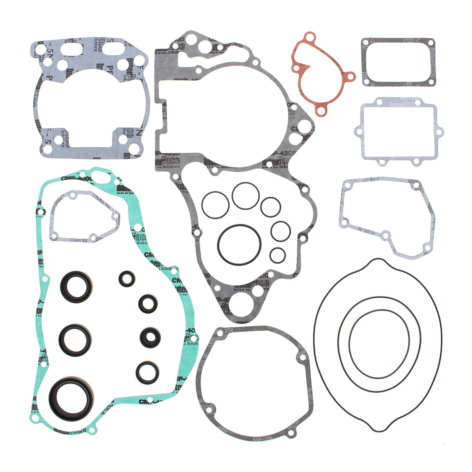 New VERTEX Engine Complete Gasket Set With Oil Seals For Suzuki #VER811587