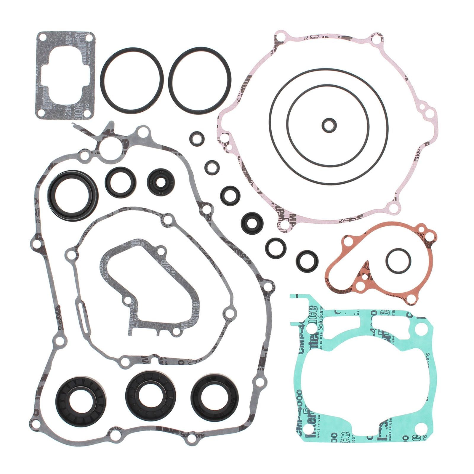 New VERTEX Engine Complete Gasket Set With Oil Seals For Yamaha #VER811641