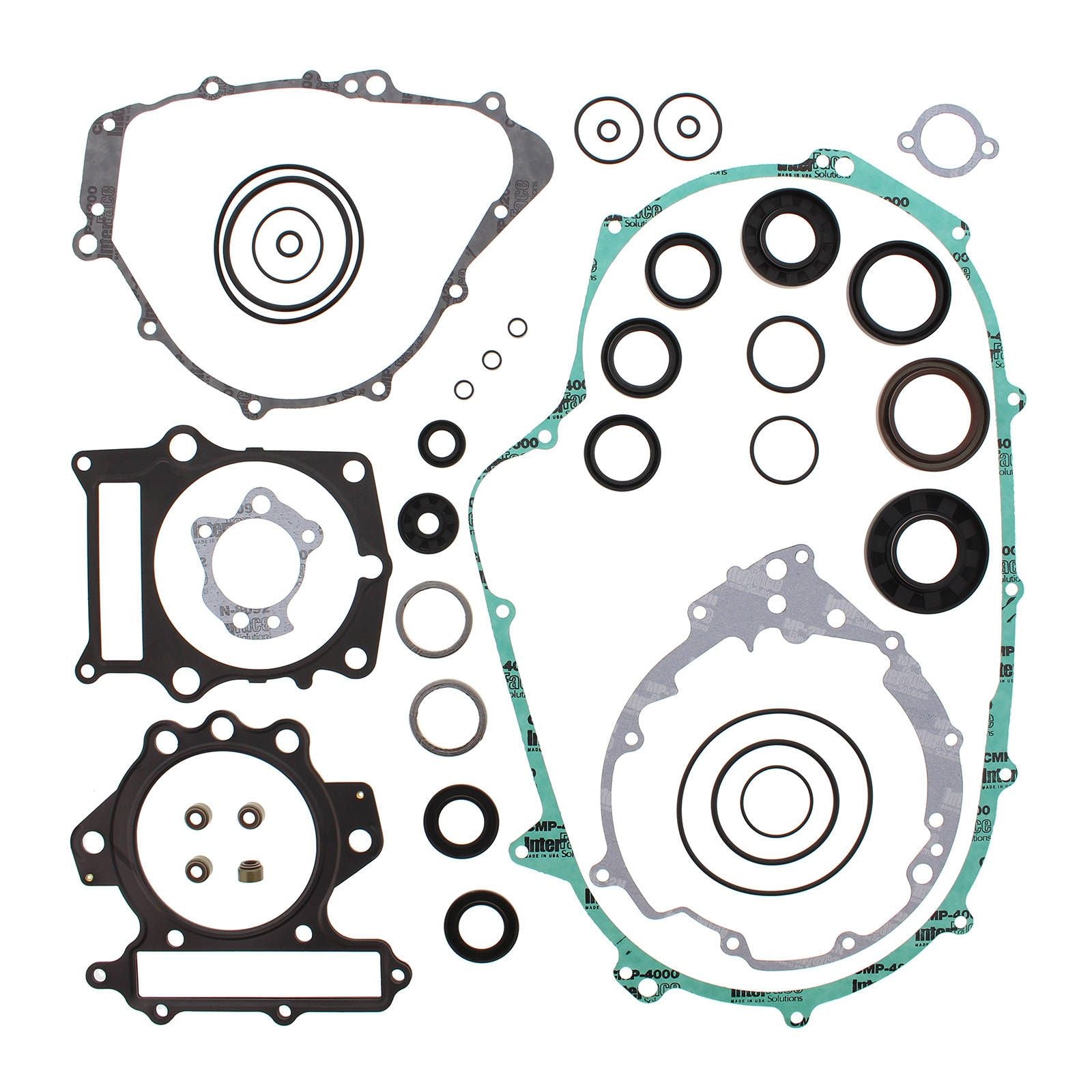 New VERTEX Engine Complete Gasket Set With Oil Seals For Yamaha #VER811833