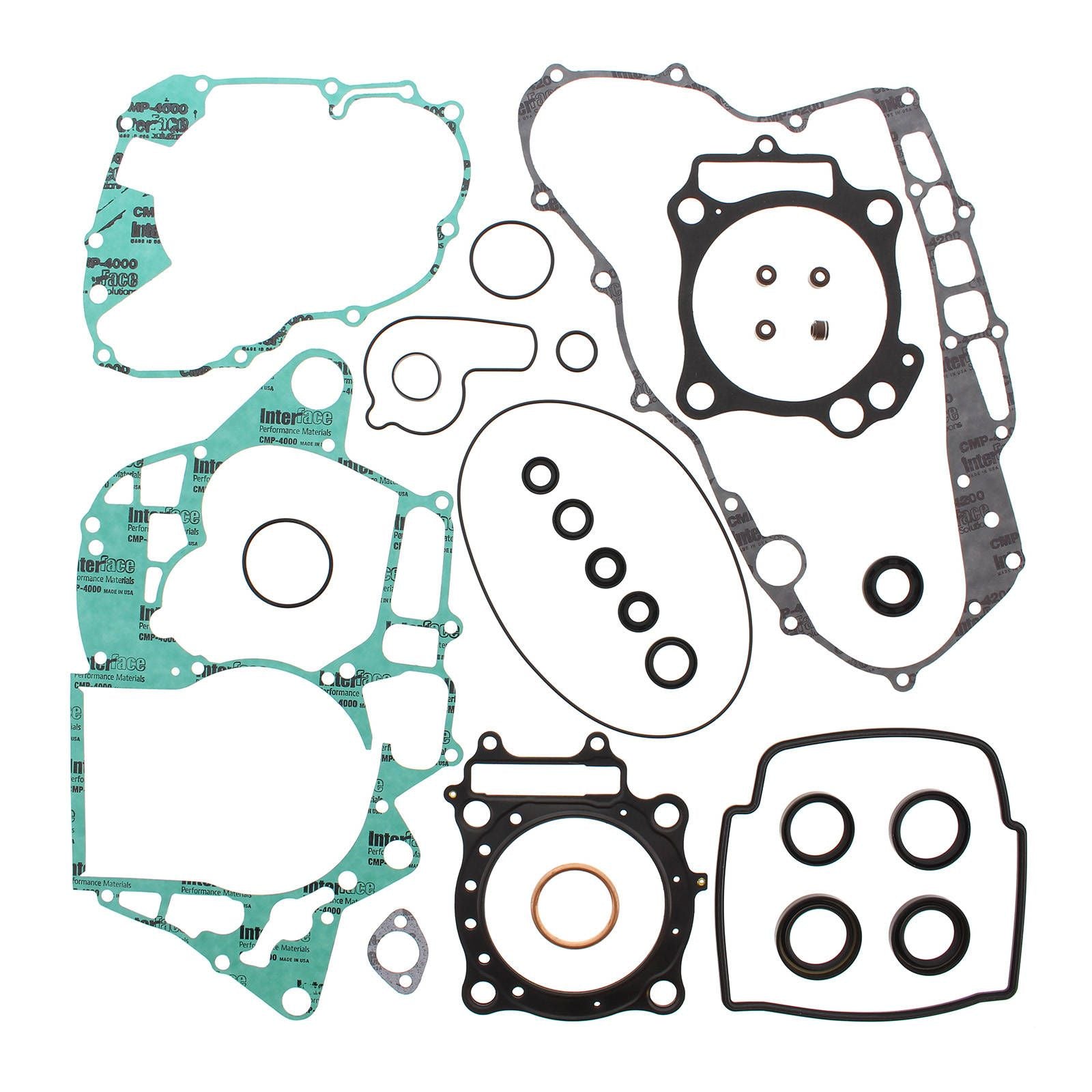 New VERTEX Engine Complete Gasket Set With Oil Seals For Honda #VER811868