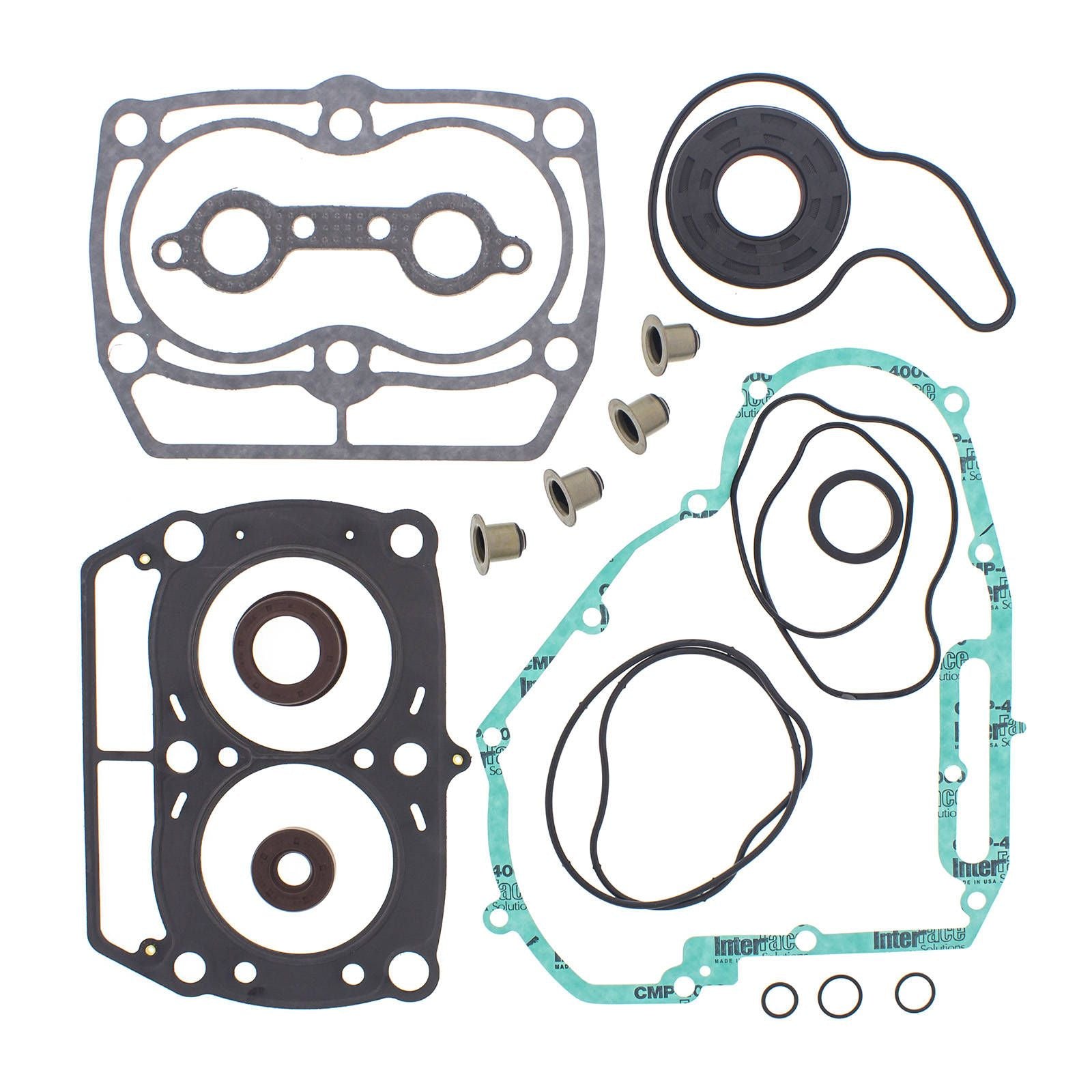 New VERTEX Engine Complete Gasket Set With Oil Seals For Polaris #VER811945