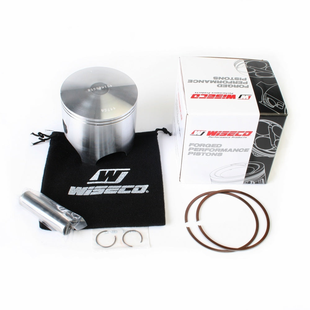 WISECO Piston Kit (inc Rings, Pin, Clips) For YAMAHA IT465, YZ465 W-451M08600 | Australian Moto Spares