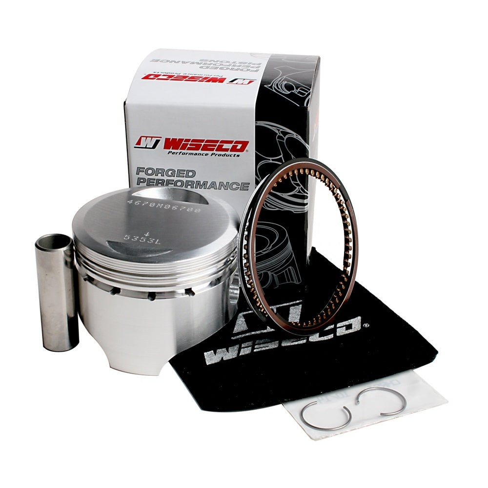 New WISECO Piston Kit (inc Rings, Pin, Clips) For KAWASAKI KLF220 W-4670M06700 | Australian Moto Spares