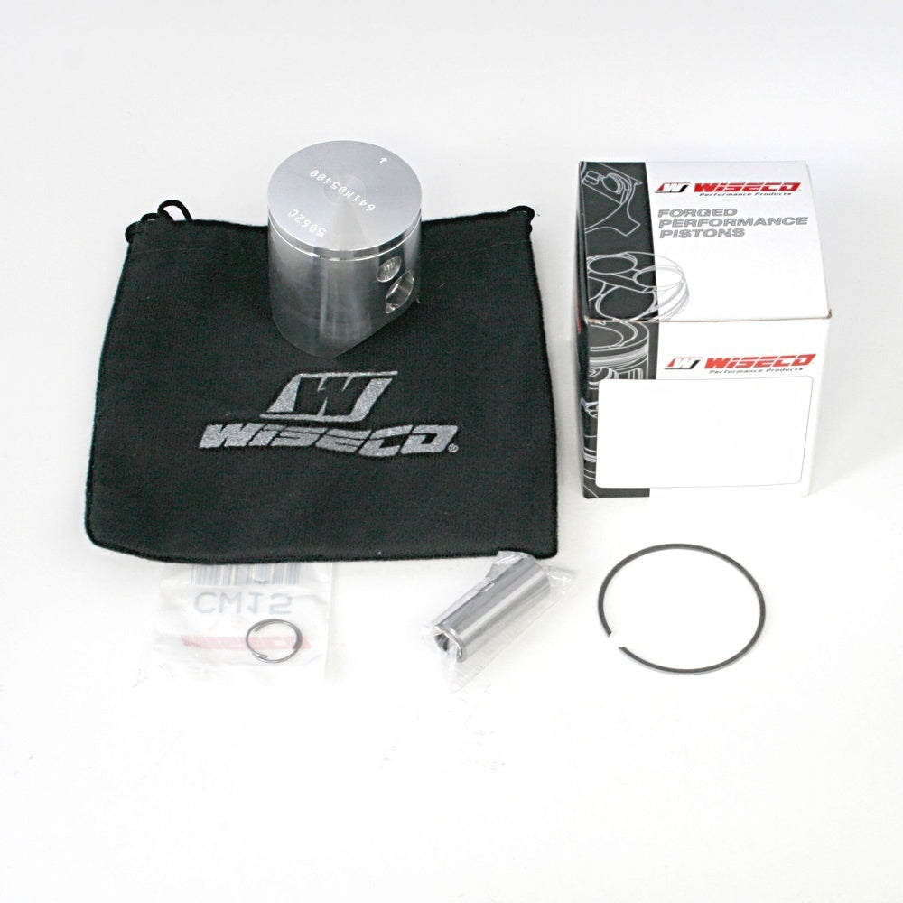 New WISECO Piston Kit (inc Rings, Pin, Clips) For SUZUKI RM125 W-641M05400 | Australian Moto Spares