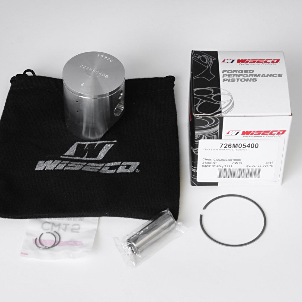 New WISECO Piston Kit (inc Rings, Pin, Clips) For GAS-GAS, YAMAHA W-726M05400 | Australian Moto Spares