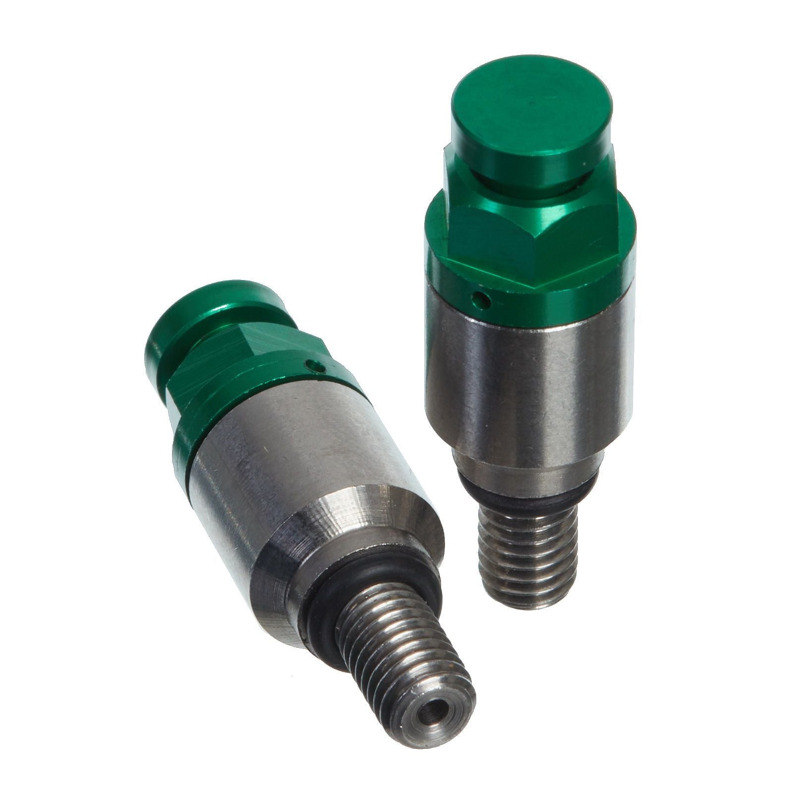 New WHITES Fork Bleeder Valve - M5 X 0.8 (Green) #WPBFBV58G