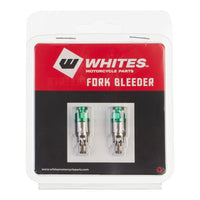 New WHITES Fork Bleeder Valve - M5 X 0.8 (Green) #WPBFBV58G