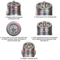 New WHITES Motorcycle Ball Joint Plus - Heavy Duty Adjustable #WPBJP18001