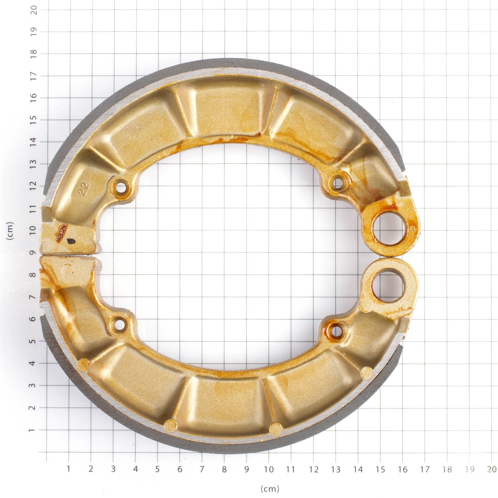 New WHITES Motorcycle Brake Shoes #WPBS39121