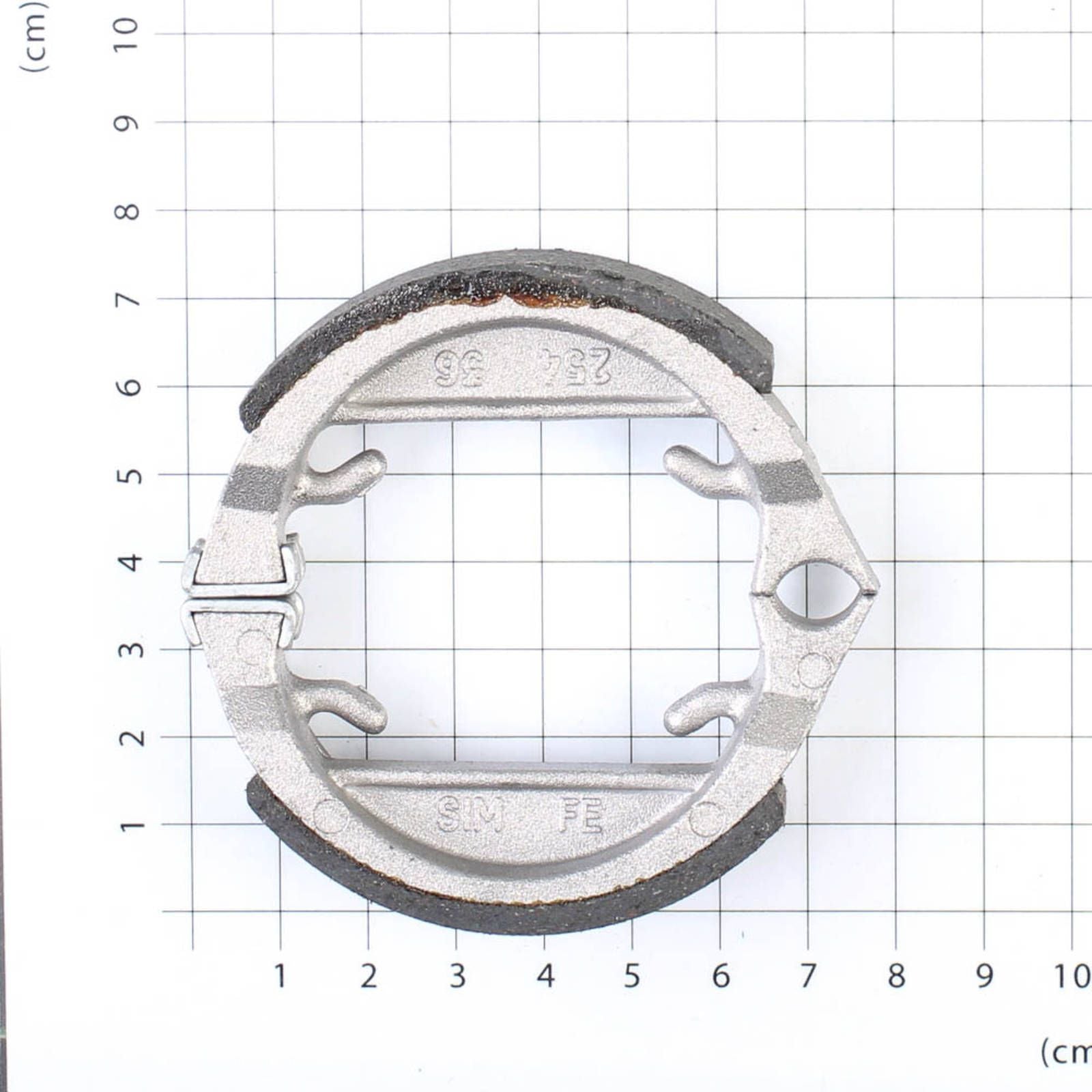 New WHITES Motorcycle Brake Shoes #WPBS39128