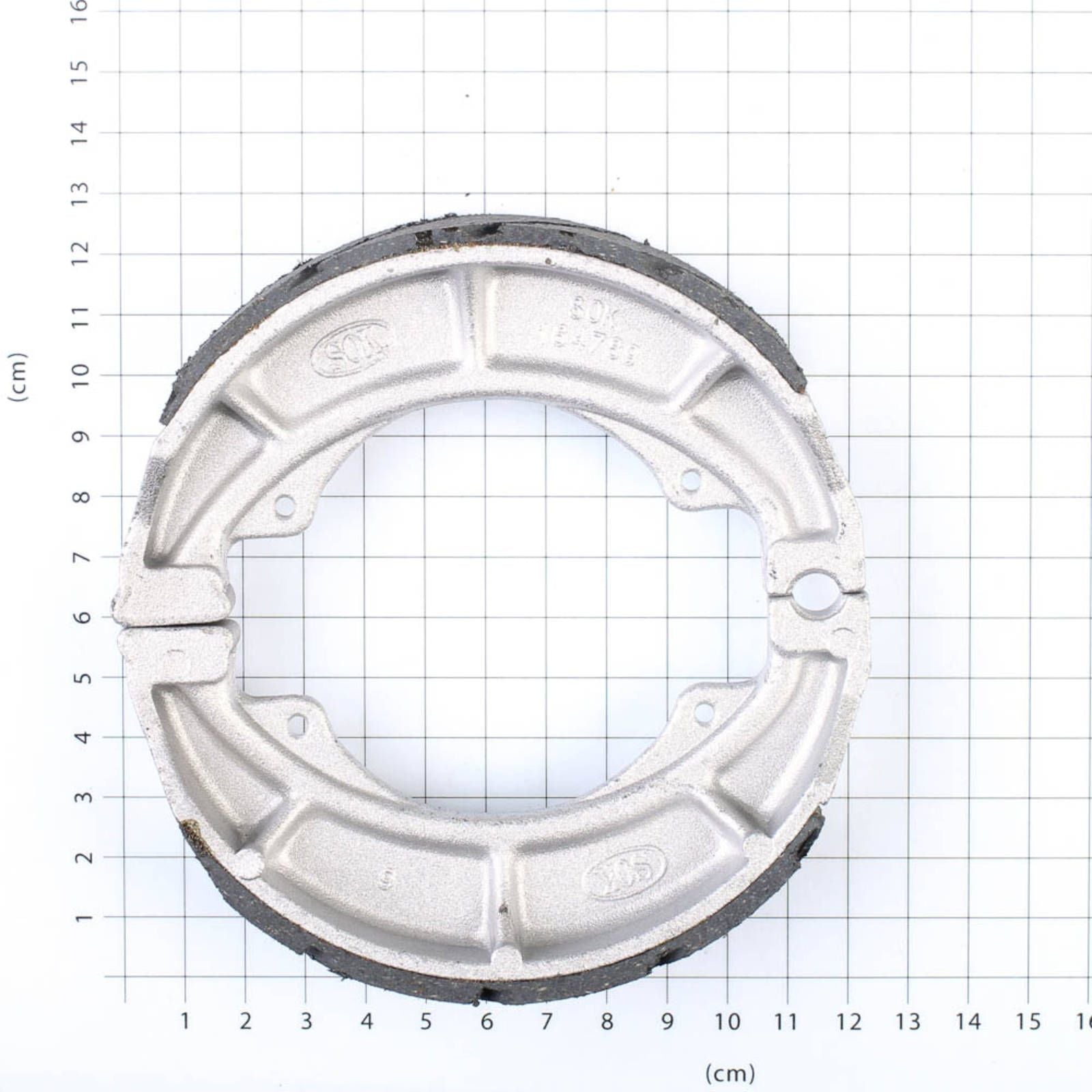 New WHITES Motorcycle Brake Shoes - Water Groove #WPBS42053