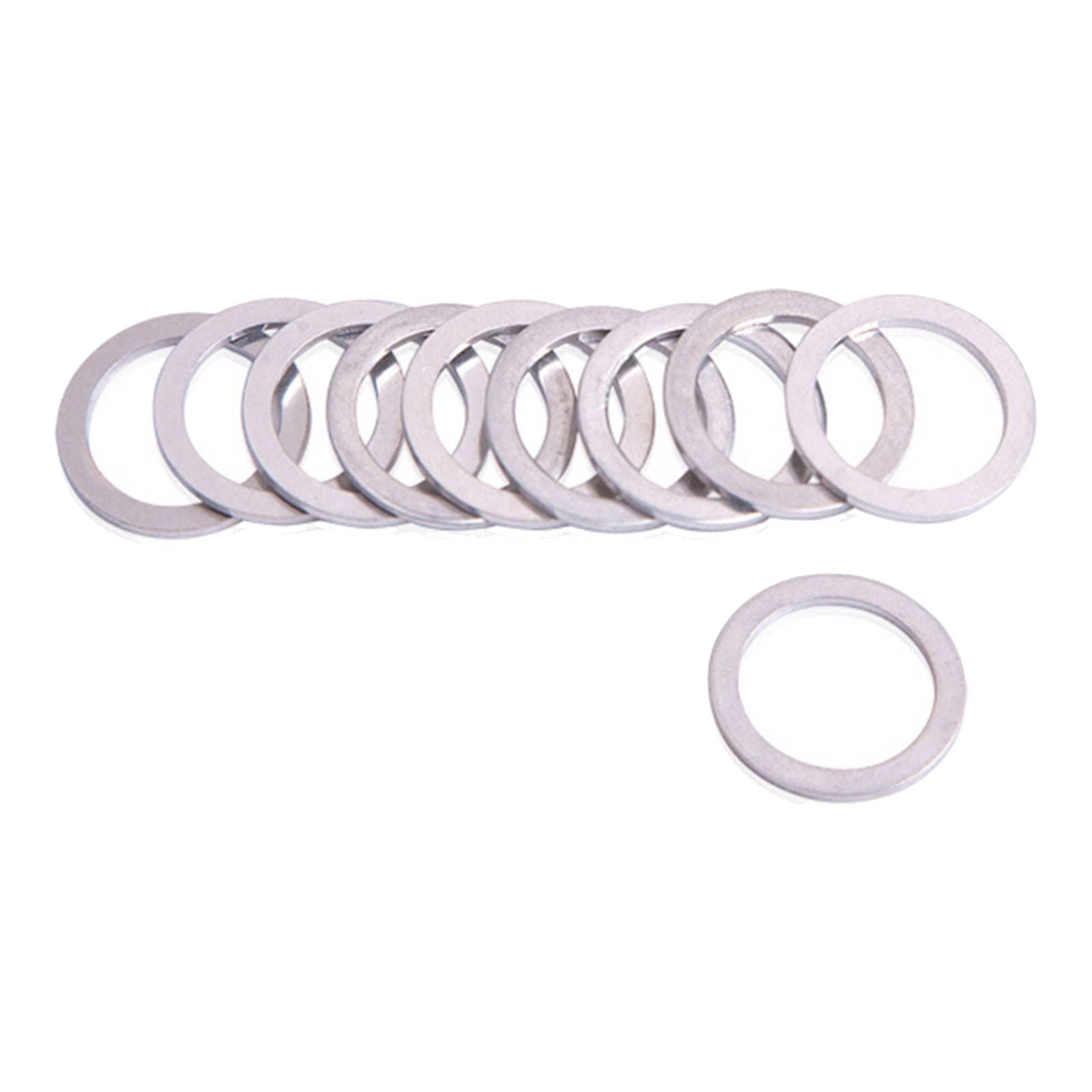 New WHITES Crush Washer Aluminium - 10 x 14 x 1 (100 Pack) #WPCWA10141