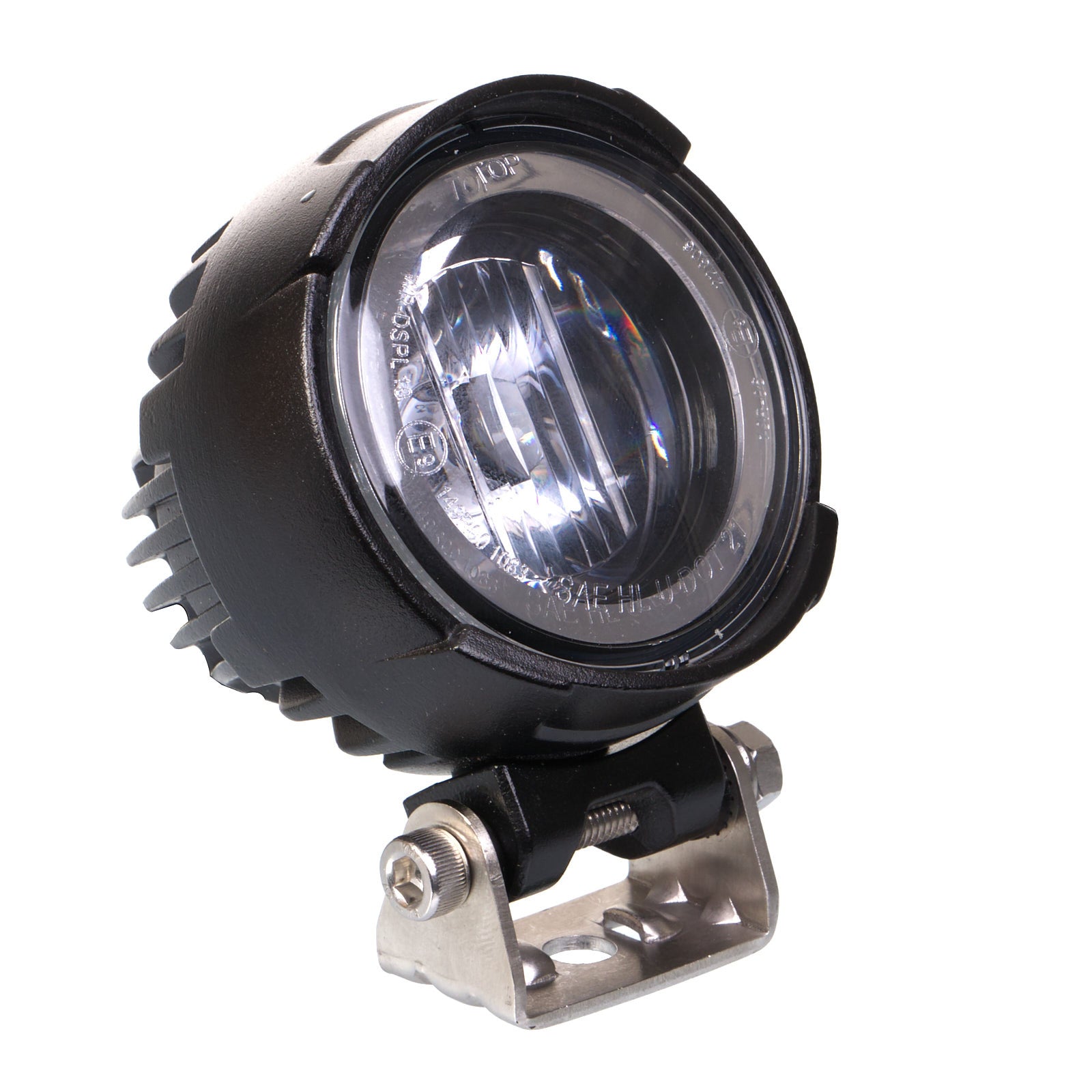 New WHITES LED Light 60mm Lens - 1PC - Osram LED - Single Mount #WPEL60S | Australian Moto Spares