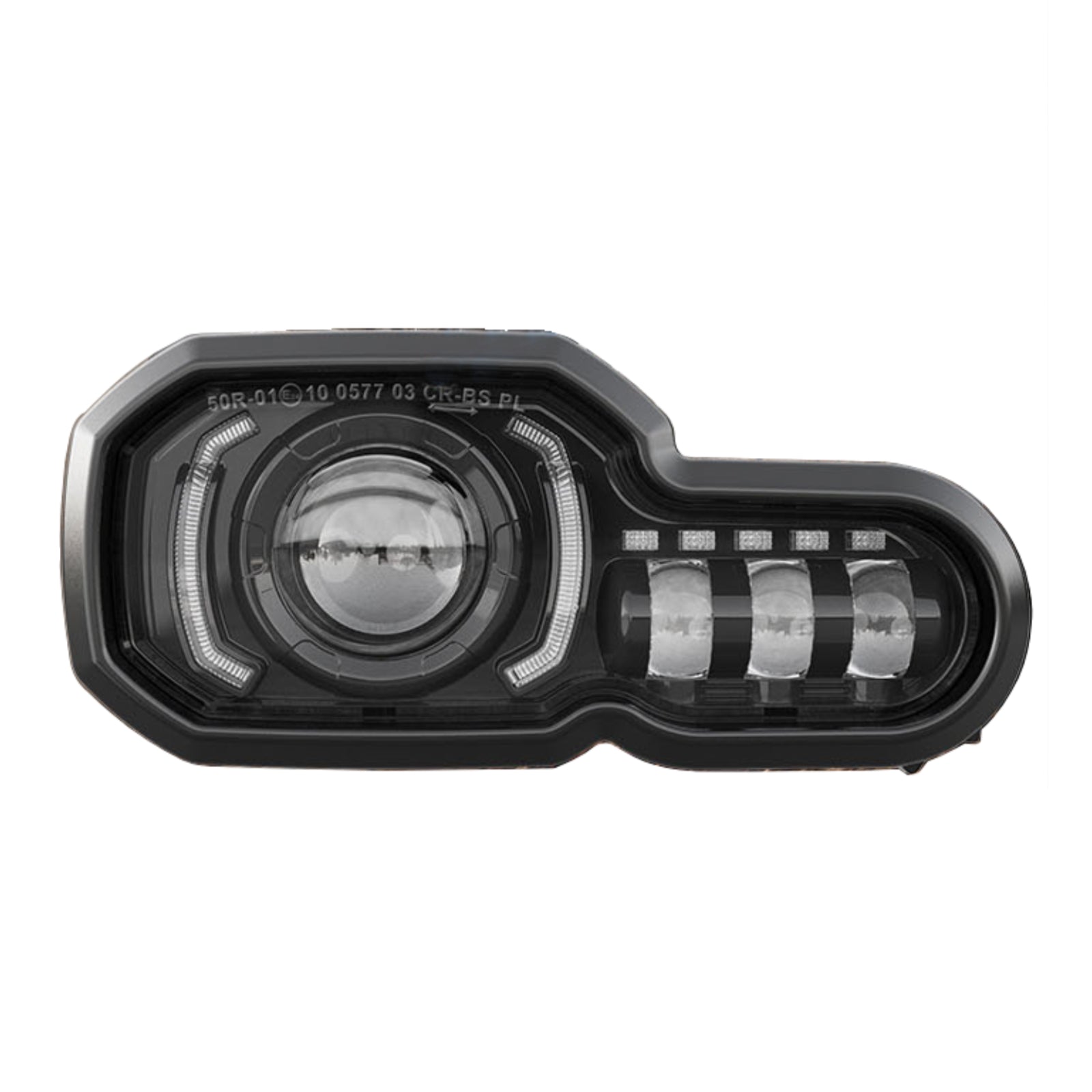 New WHITES LED Headlight For BMW F650/700/800 Assorted Years E-Mark #WPELHL6 | Australian Moto Spares