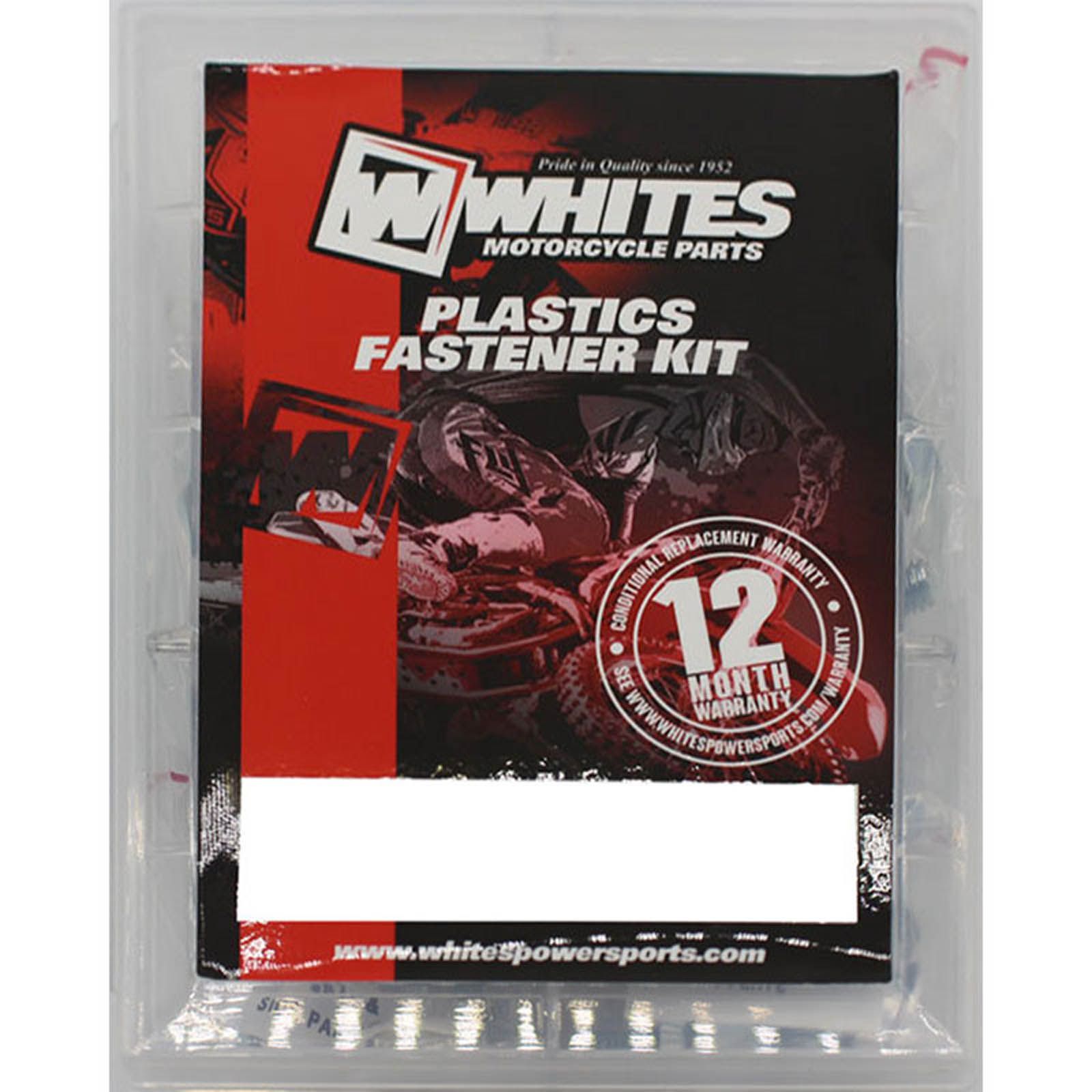 New WHITES Plastics Fastener Kit CRF450R 2005-2008 #WPFKKHO04