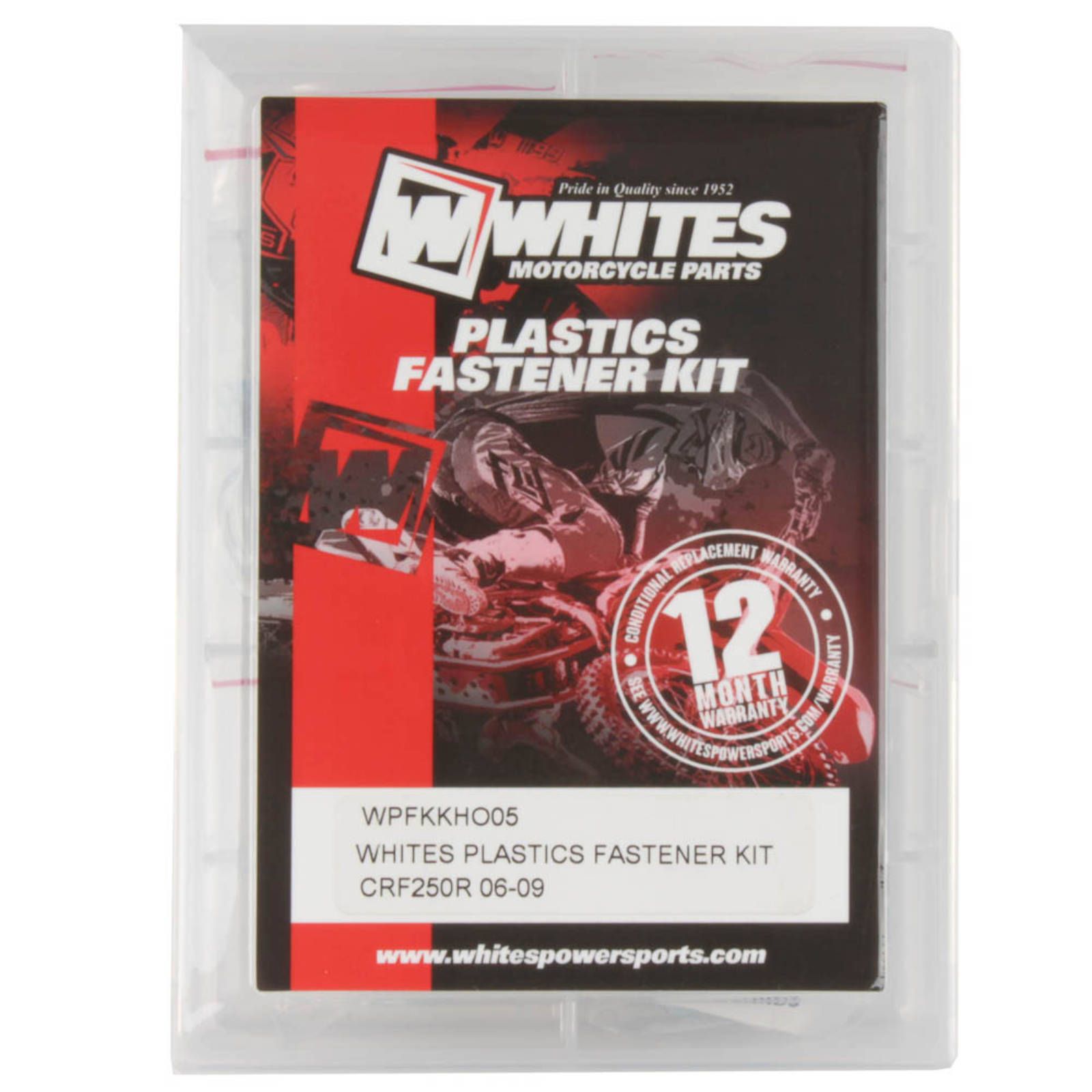 New WHITES Plastics Fastener Kit CFR250R 2006-2009 #WPFKKHO05