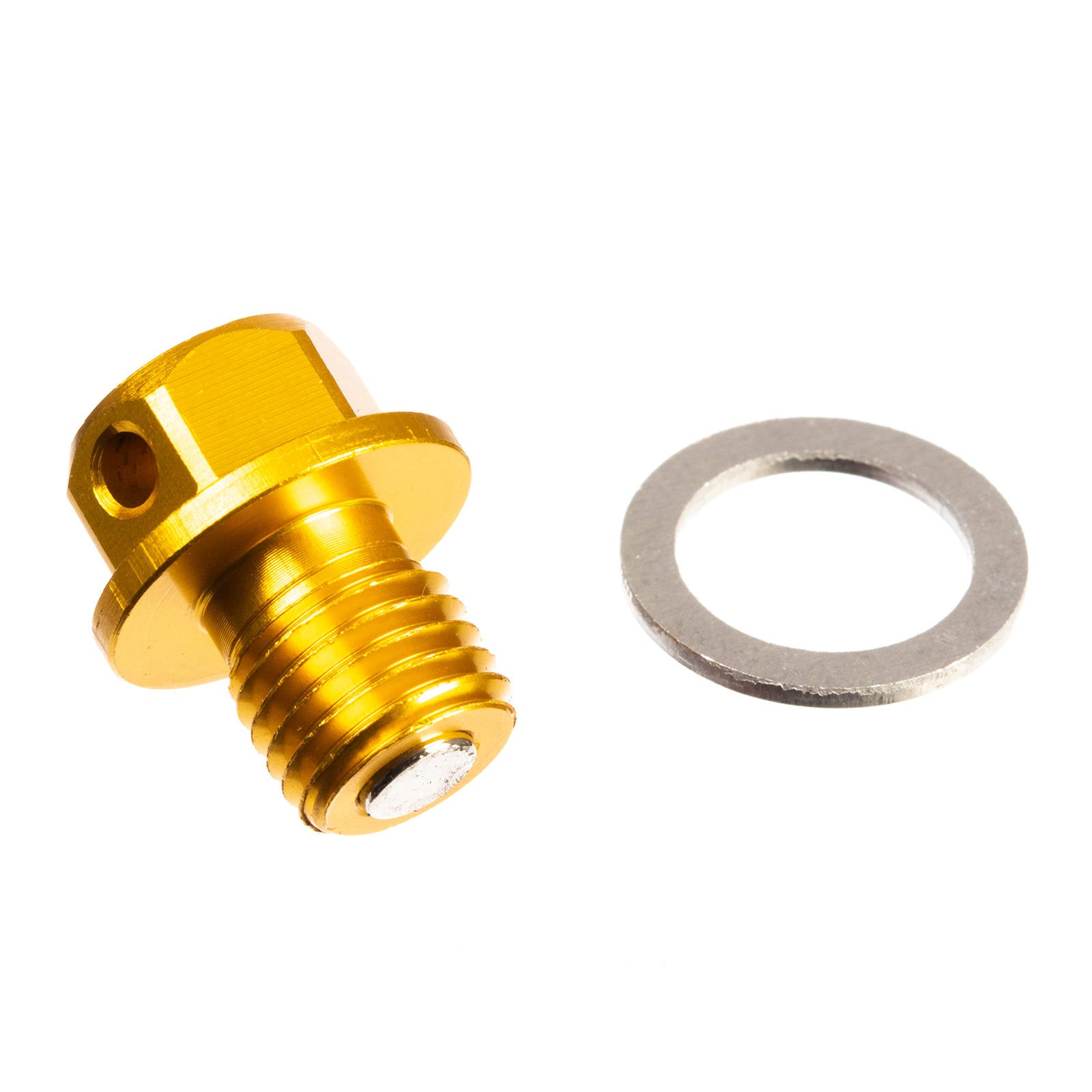 New WHITES Magnetic Sump Plug M12x12x1.5 - Gold #WPMDP121215G | Australian Moto Spares