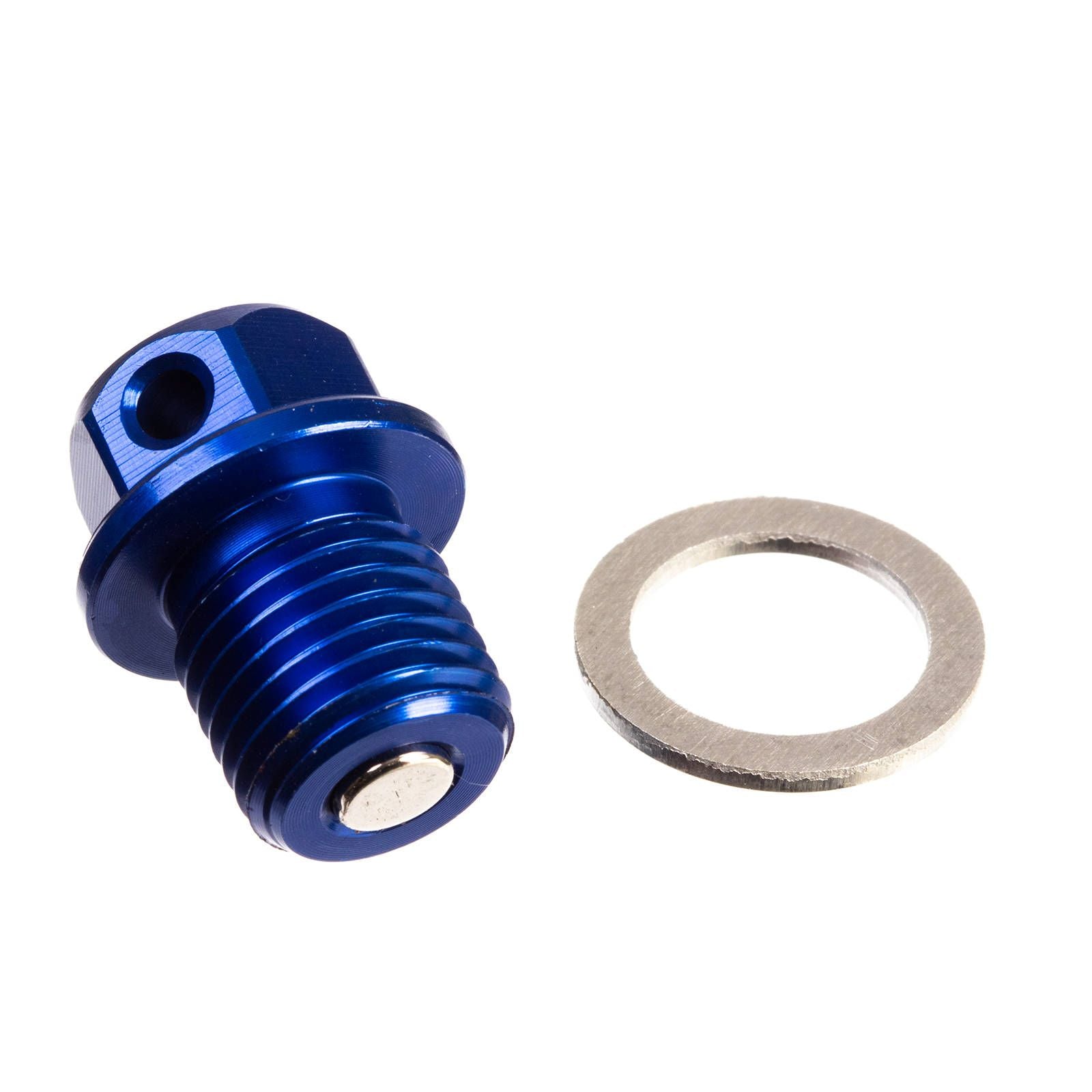 New WHITES Magnetic Sump Plug M14 x 14 x 1.5 - Blue #WPMDP141415B