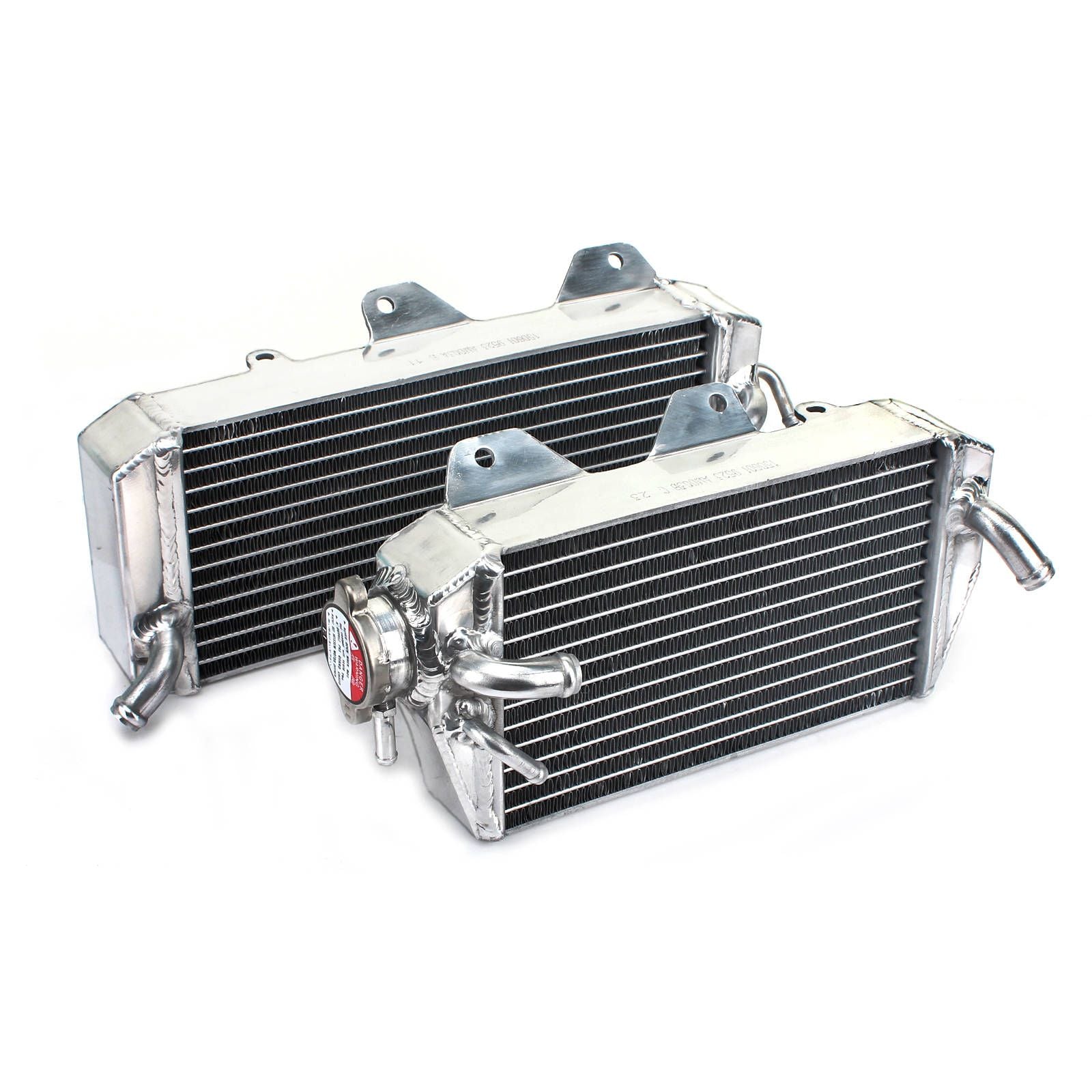 New WHITES Radiator For Kawasaki KX450F 2006-2007 Pair #WPRAD003P