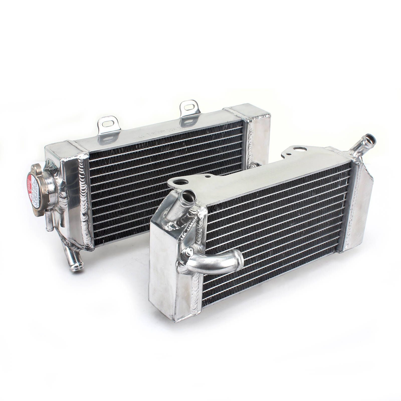 New WHITES Radiator For Honda CRF250R/X 2004-2009 Pair #WPRAD007P