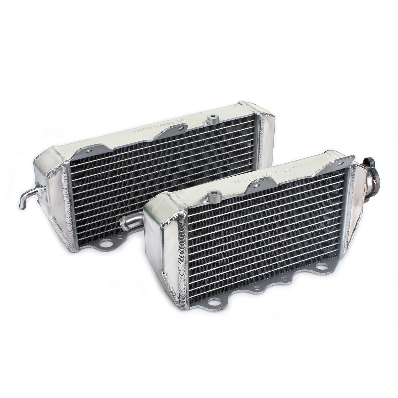 New WHITES Radiator For Kawasaki KX450F 2008 Pair #WPRAD016P