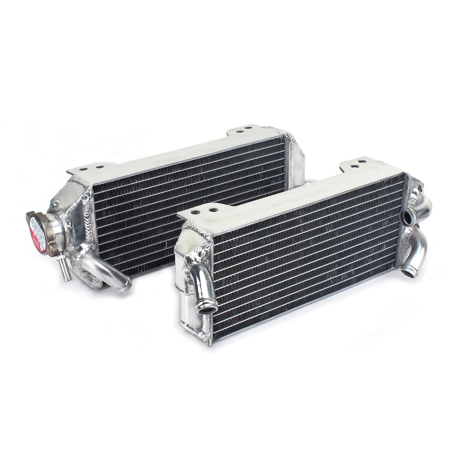 New WHITES Radiator For Suzuki DRZ400E 2002-2017 Pair #WPRAD060P