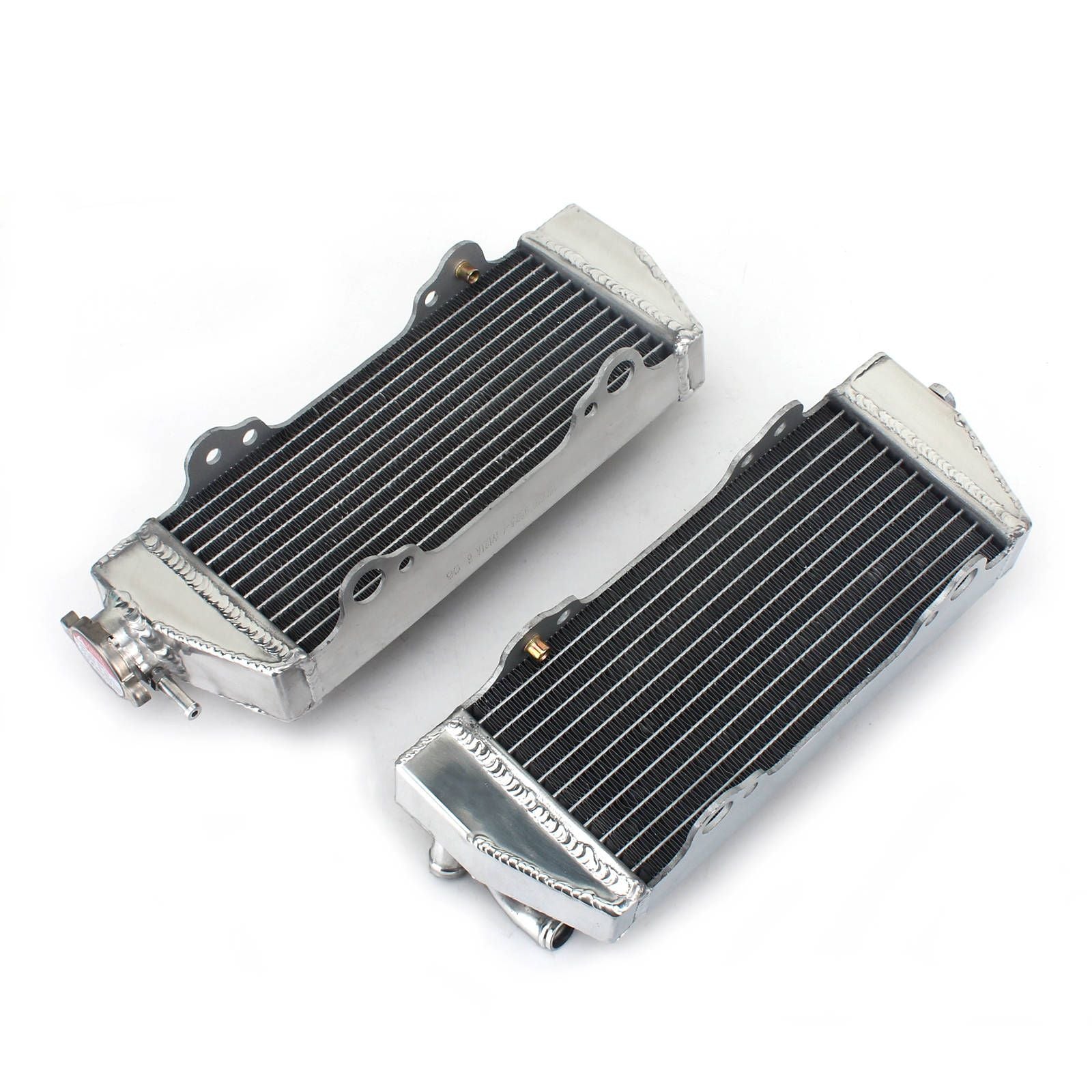 New WHITES Radiator For KTM 250/300/380 EXC/MXC/SX 1998-2003 Pair #WPRAD070P