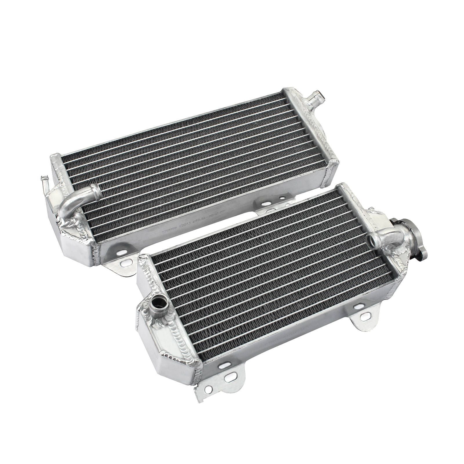 New WHITES Radiator For Suzuki RMZ250 2013-2017 Pair #WPRAD147P