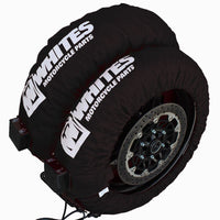 New WHITES Tyre Warmer C6 Digital 30-90C 120/200+ Pair - Black #WPTWC61BK