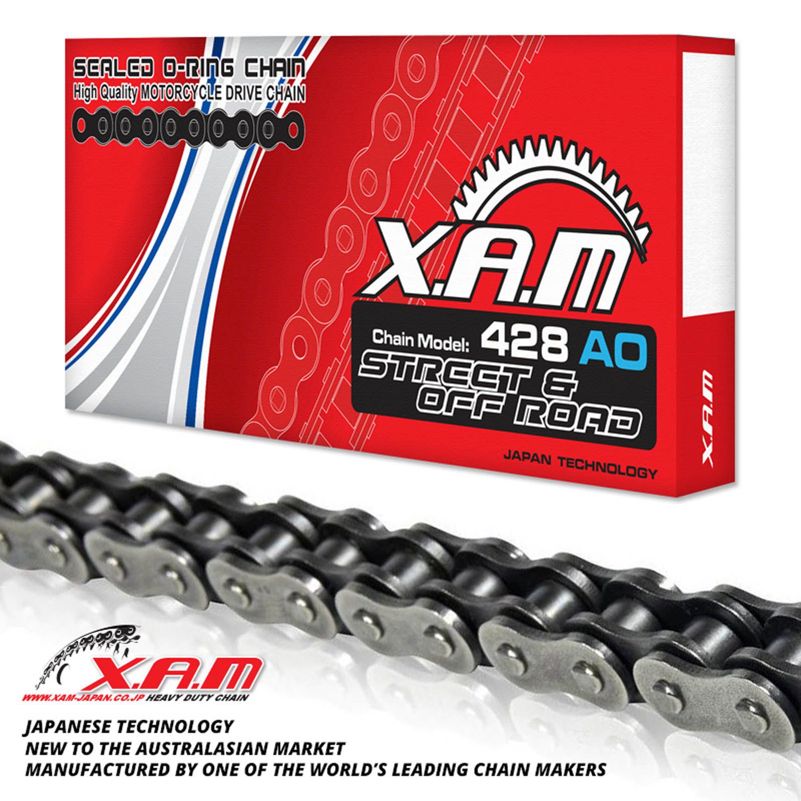 New XAM 428AO O-Ring Chain (120L) #XC428AO120