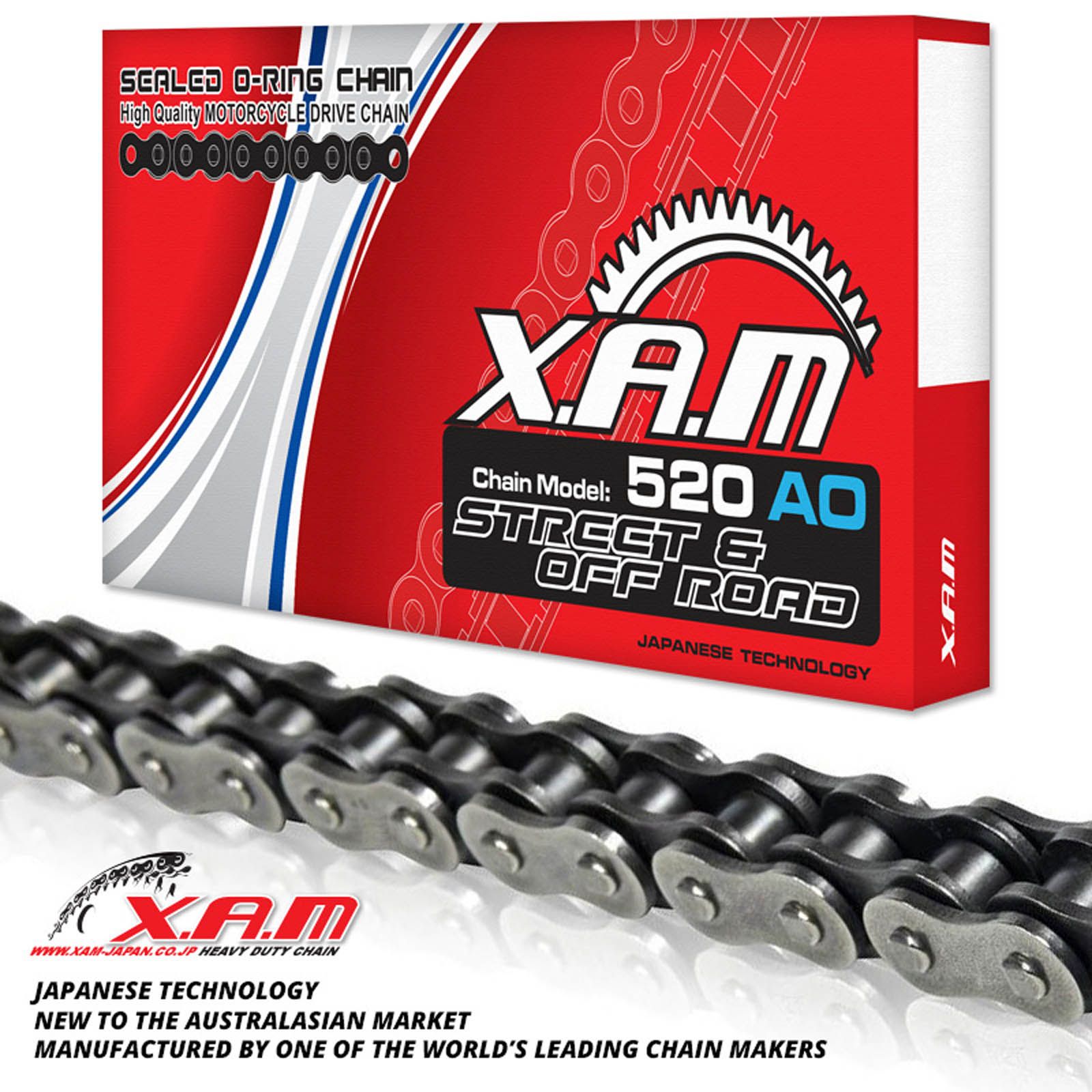 New XAM 520AO O-Ring Chain (102L) #XC520AO102