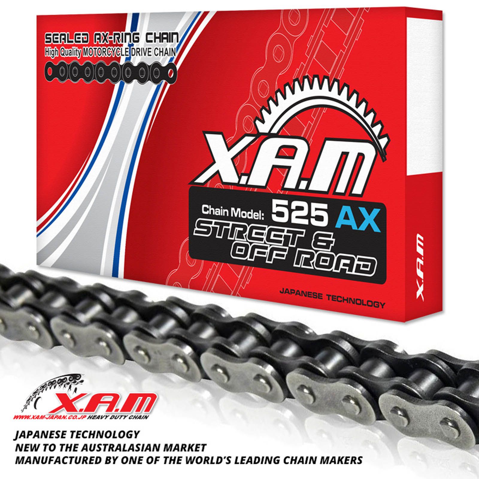 New XAM 525AX X-Ring Chain (108L) #XC525AX108